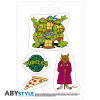 Stickers - Les Tortues Ninja - Tortues & Splinter - 2 planches de 16x11 cm - ABYstyle