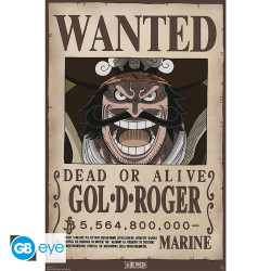 Poster - One Piece - Wanted Gol D. Roger - 91.5 x 61 cm - GB eye