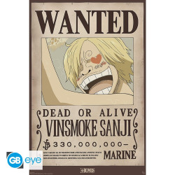 Poster - One Piece - Wanted Sanji - 91.5 x 61 cm - GB eye