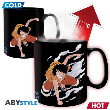 Mug / Tasse - One Piece - Thermique - Luffy & Ace - 460 ml - ABYstyle