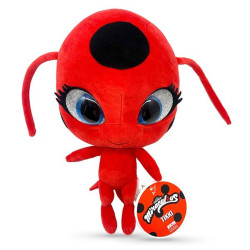 Peluche - Miraculous : Les Aventures de Ladybug et Chat Noir - Tikki - 24 cm - BOTI