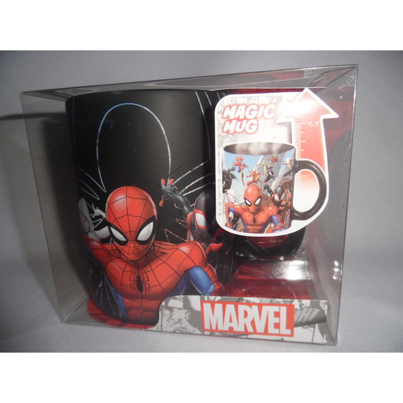 ABYstyle Mug Thermoréactif Marvel Spider-Man Multiverse 460 Ml – Révèle Spider-Verse Au Contact Du Chaud !