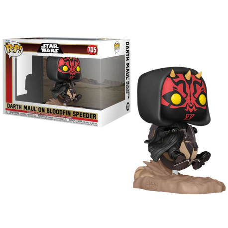 Figurine - Pop! Star Wars I - Darth Maul on Bloodfin Speeder - N° 705 - Funko