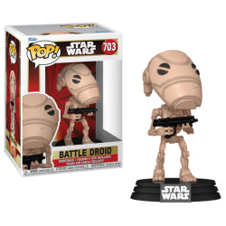 Figurine - Pop! Star Wars I - Battle Droid - N° 703 - Funko