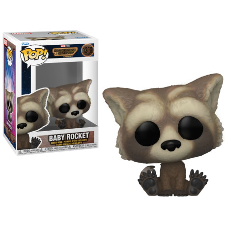 Figurine - Pop! Marvel - Les Gardiens de la Galaxie vol.3 - Baby Rocket - N° 1208 - Funko