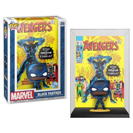 Figurine - Pop! Comic Covers - Black Panther (Avengers) - N° 36 - Funko