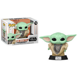 Figurine - Pop! Star Wars - The Mandalorian - Grogu with Armor - N° 712 - Funko
