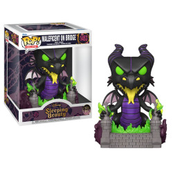 Figurine - Pop! Disney - La Belle au Bois Dormant - Deluxe Maléfique en Dragon - N° 1453 - Funko