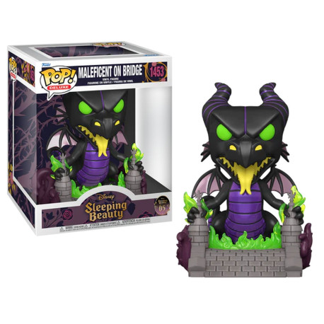 Figurine - Pop! Disney - La Belle au Bois Dormant - Deluxe Maléfique en Dragon - N° 1453 - Funko