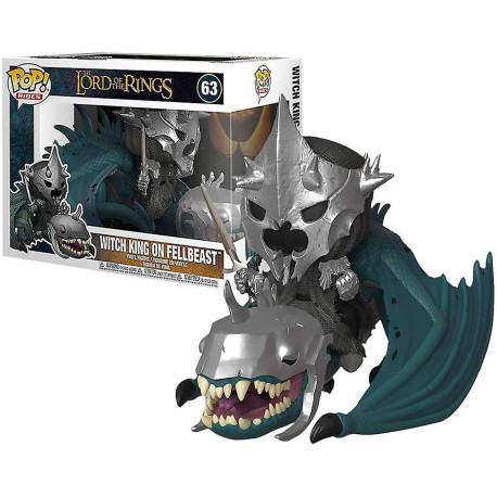 Figurine - Pop! Rides - Le Seigneur des Anneaux - Witch King & Fellbeast - N° 63 - Funko