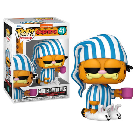 Figurine - Pop! Comics - Garfield - Garfield avec Mug - N° 41 - Funko