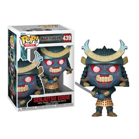 Senjutsu Eddie n°439 : Le Guerrier Samouraï d'Iron Maiden en Version Funko Pop!