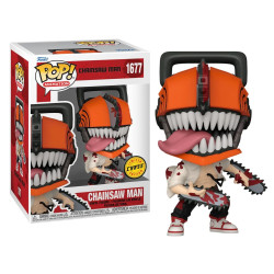 Figurine - Pop! Animation - Chainsaw Man - Chainsaw Man (Chase) - N° 1677 - Funko