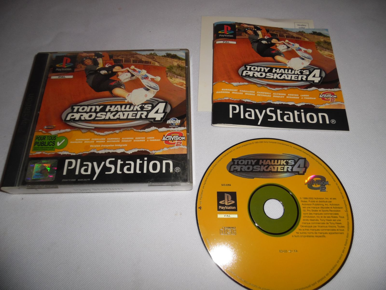 Démo PS1 Euro Demo France 43, Jeux Tony Hawk Et Street Fighter, Sony PlayStation One, Boîtier Et Disque, Bon état