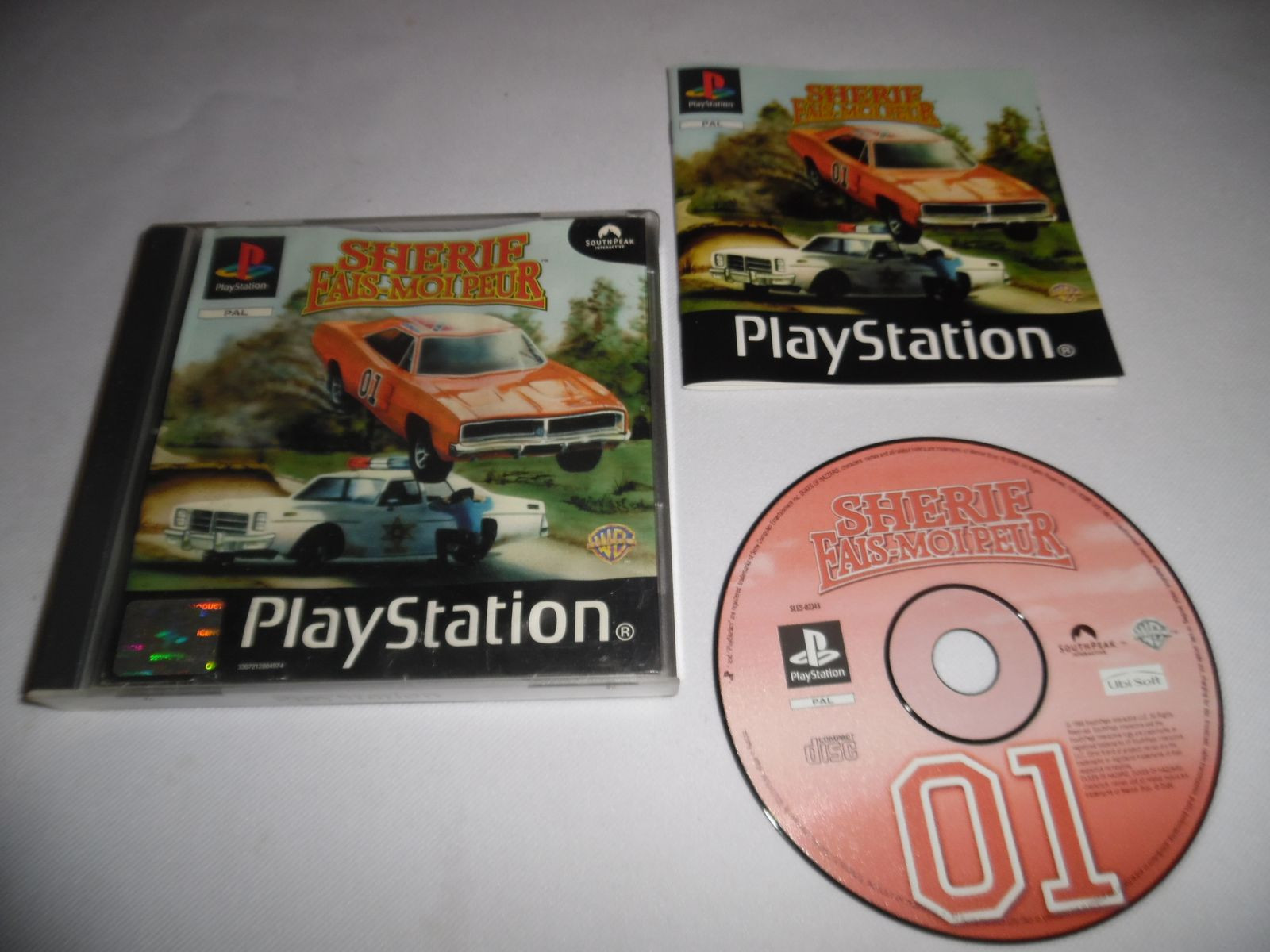 Jeu Sherif Fais Moi Peur PS1 Complet – Bon état, Disque Nickel, Testé