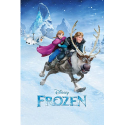 Poster - Disney - La Reine des Neiges - Ride - 61 x 91 cm - Pyramid International