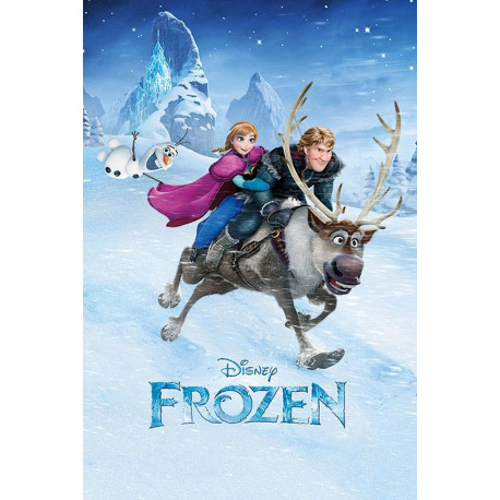 Poster - La Reine des Neiges - Ride - 61 x 91 cm - Pyramid International