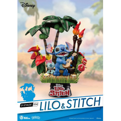 Figurine - Disney - D-Stage 004 - Stitch 14 cm - Beast Kingdom Toys