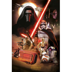 Poster - Star Wars - VII Montage - 61 x 91 cm - Pyramid International