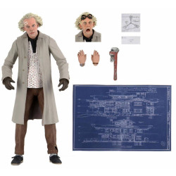 Figurine - Retour vers le futur - Ultimate Doc Brown 18 cm - NECA