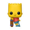 Figurine Funko Pop! TV Bart Simpson - N° 1652 : l'icône rebelle des Simpson en version vinyle