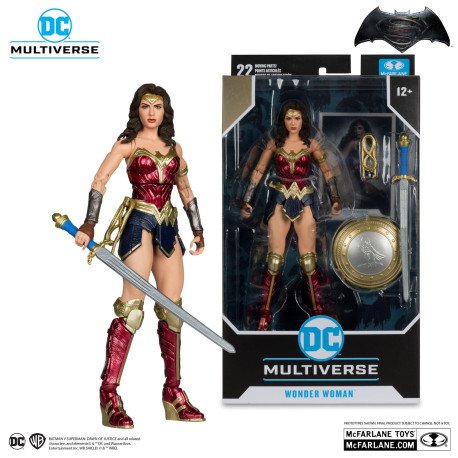 Figurine - DC Comics - Multiverse Wonder Woman (Batman vs Superman) - McFarlane Toys