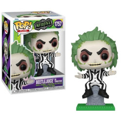 Figurine - Pop! Plus - Beetlejuice - Beetlejuice sur pierre tombale - N° 1757 - Funko