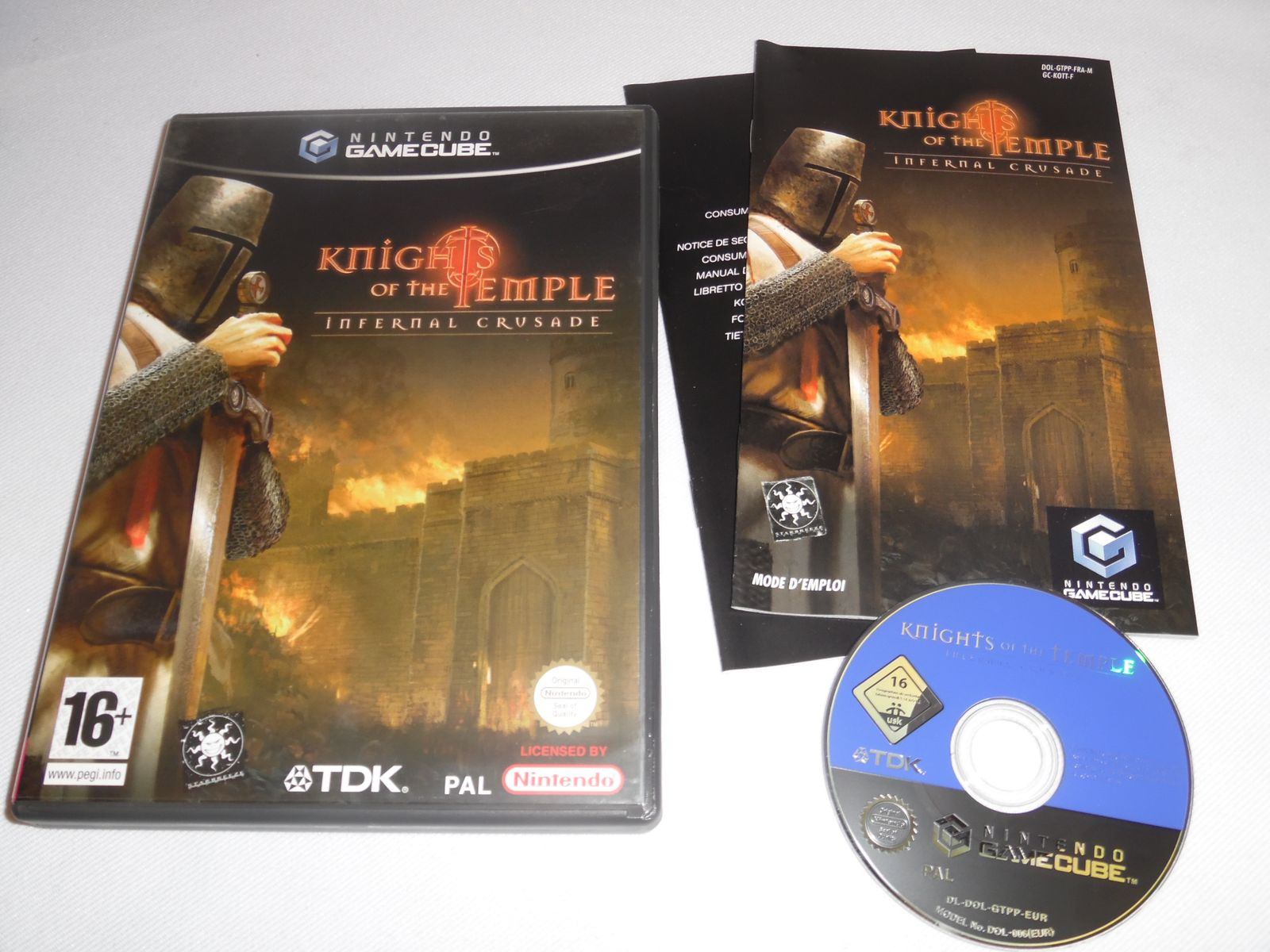 KNIGHTS OF THE TEMPLE INFERNAL CRUSADE GAMECUBE VF