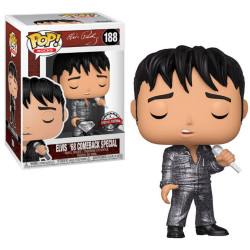 Figurine - Pop! Rocks - Elvis Presley - Elvis '68 Comeback (Diamond) - N° 188 - Funko
