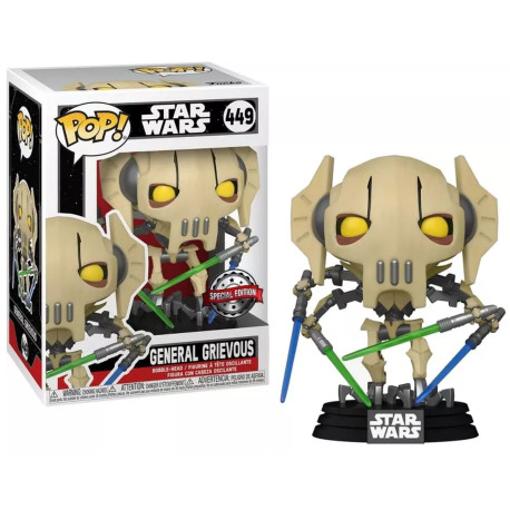 Figurine - Pop! Star Wars - Général Grievous - N° 449 - Funko