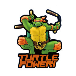 Magnet - Tortues Ninja - Michelangelo - Soft Touch - Monogram