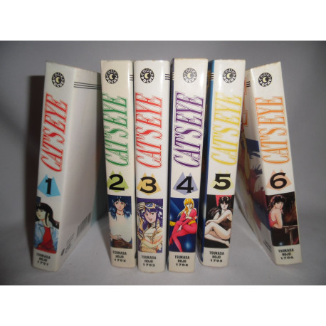 Lot mangas - Cat's Eye - Tomes 1 à 6 - Edition Tonkam