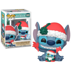 Figurine - Pop! Disney - Lilo & Stitch - Stitch déchire son paquet - N° 1522 - Funko