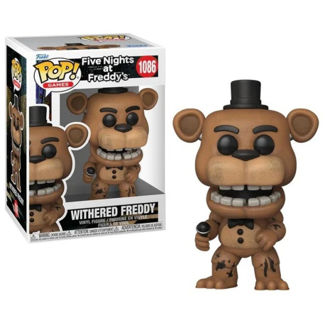 Figurine - Pop! Games - Five Nights at Freddy's - Whitered Freddy - N° 1086 - Funko
