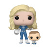 Figurine - Pop! Marvel - Les Quatre Fantastiques : Premiers pas - Invisible Woman & Franklin - N° 1514 - Funko