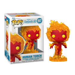 Figurine - Pop! Marvel - Les Quatre Fantastiques : Premiers pas - La Torche Humaine - N° 1517 - Funko
