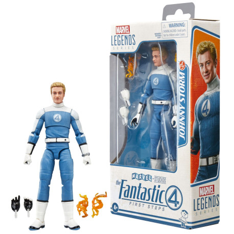 Figurine - Marvel Legends - Les Quatre Fantastiques : Premiers pas - Johnny Storm - Hasbro