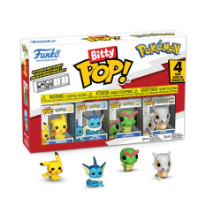 Pack de 4 Figurines - Bitty Pop! Games - Pokémon - Pikachu - Funko