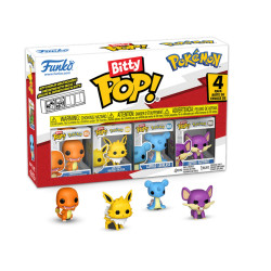 Pack de 4 Figurines - Bitty Pop! Games - Pokémon - Salamèche - Funko