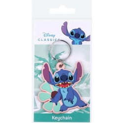 Porte-Clé - Disney - Lilo & Stitch - Stitch fleur hawaienne - Pyramid International