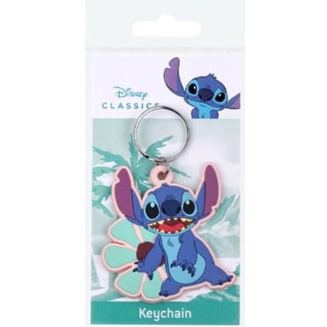 Porte-Clé - Disney - Lilo & Stitch - Stitch fleur hawaienne - Pyramid International