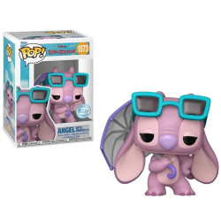 Figurine - Pop! Disney - Lilo & Stitch - Angel avec parapluie - N° 1573 - Funko