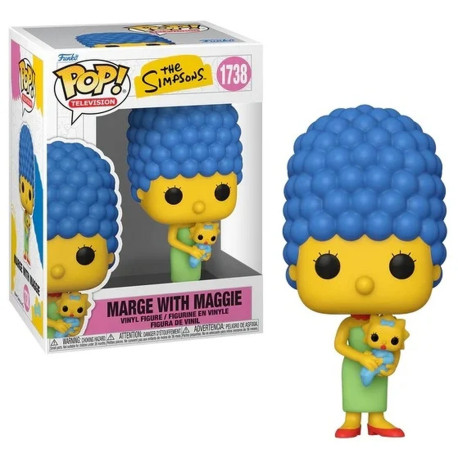 Figurine - Pop! TV - Les Simpson - Marge avec Maggie - N° 1738 - Funko