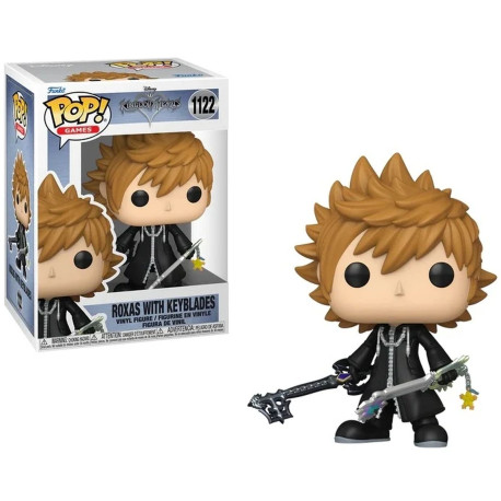 Figurine - Pop! Games - Kingdom Hearts - Roxas avec Keyblades - N° 1122 - Funko