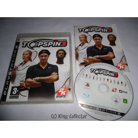 Jeu Playstation 3 - Top Spin 3 - PS3