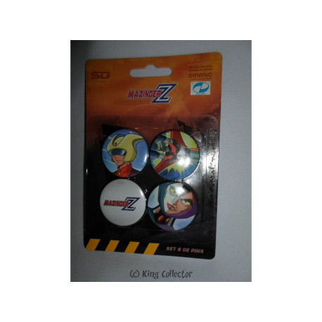 Badge - Mazinger Z - Set B - 4 pin's / badges - SD Toys