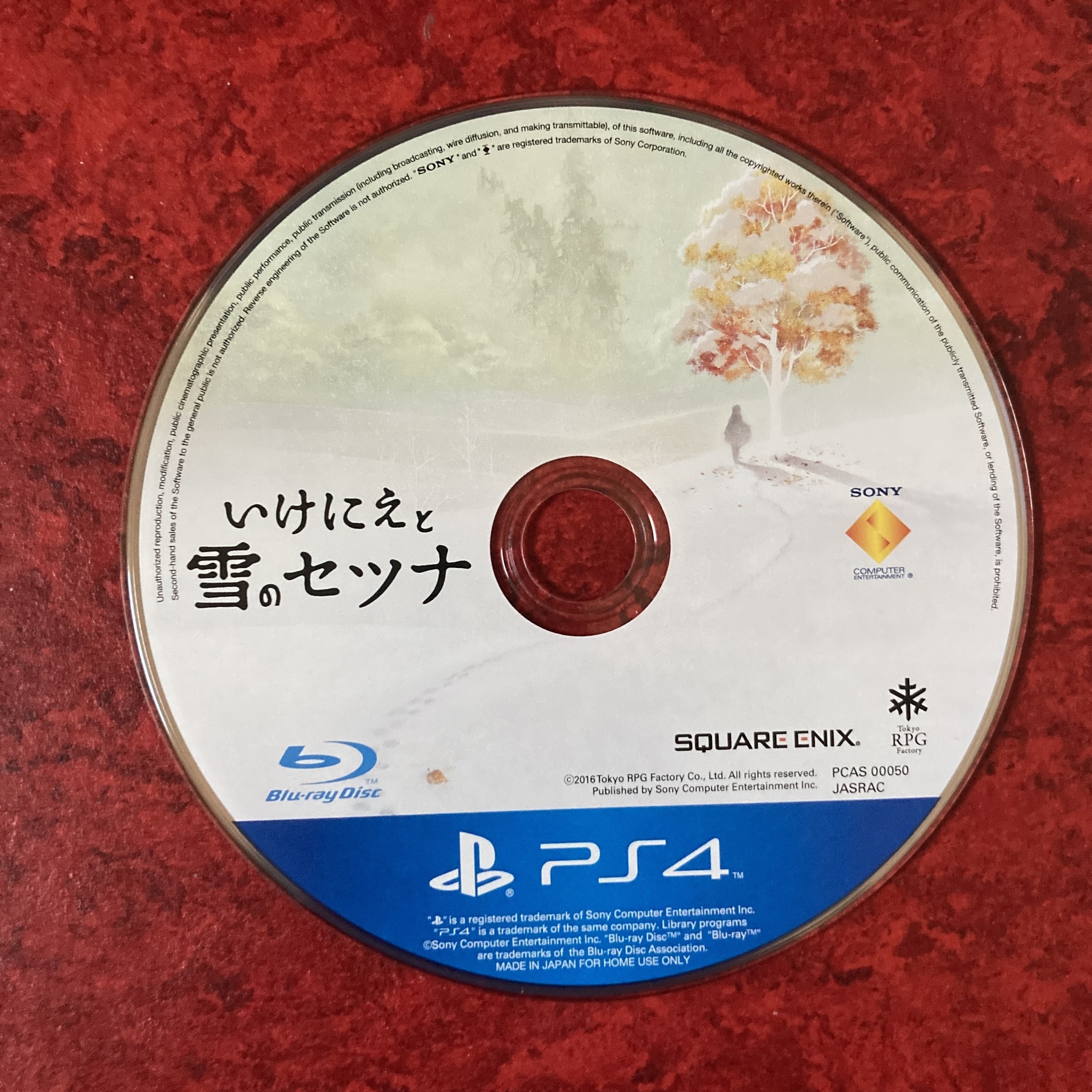 I Am Setsuna / Ikenie to Yuki no Setsuna (PS4 disque)