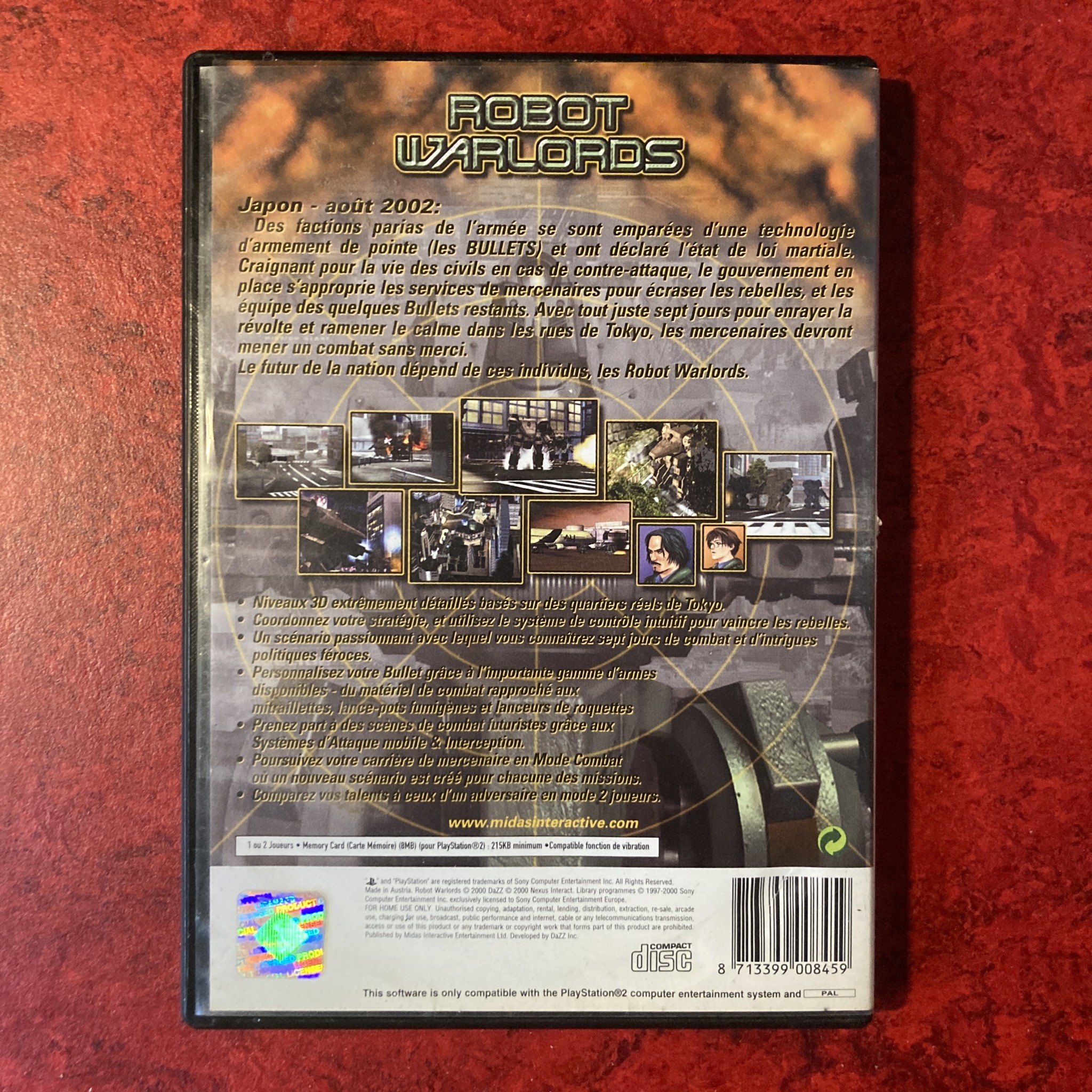 Robot Warlords / Velvet File (PS2)