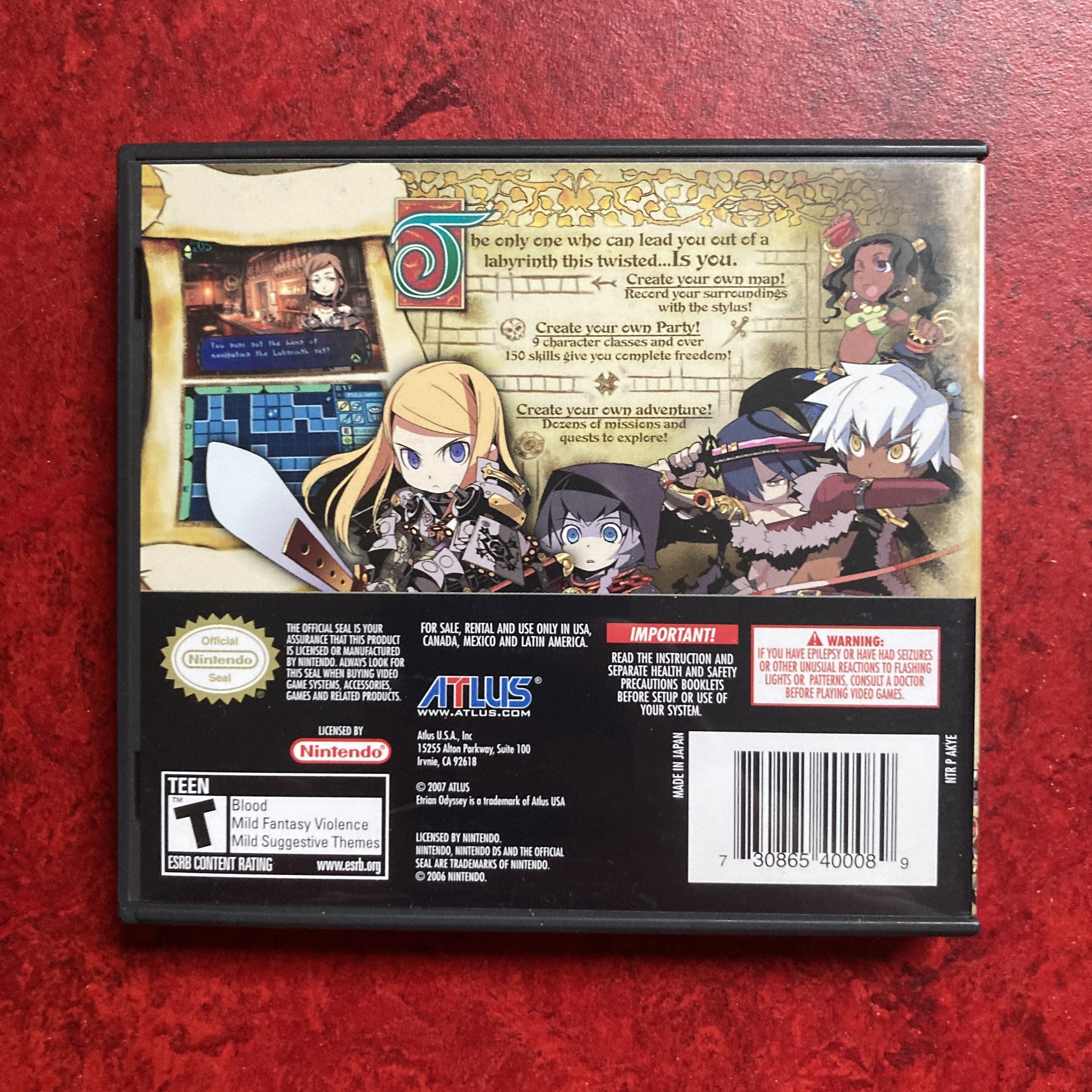 Etrian Odyssey (Nintendo DS)