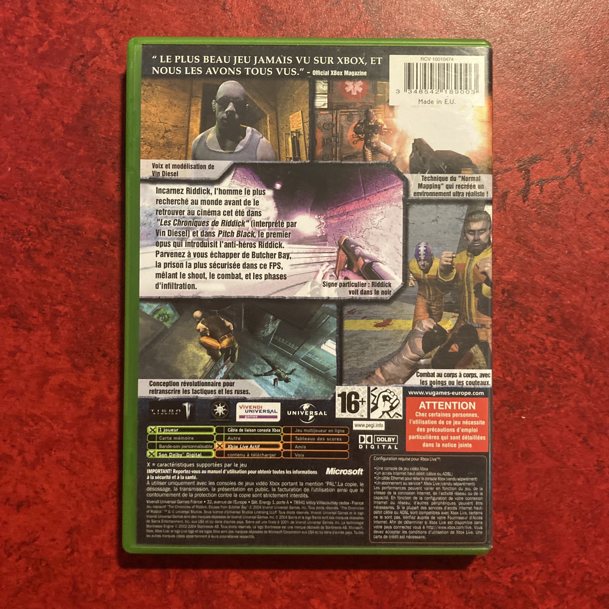 The Chronicles of Riddick – Escape From Butcher Bay (Xbox, PC)